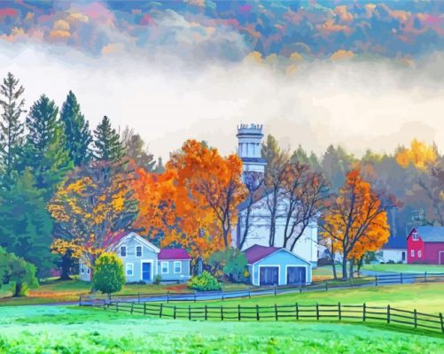 Berkshires Highland Landscape Paint By Number