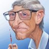 Bill Gates Caricature Paint By Number