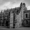 Black And White Rosslyn Chapel Paint By Number