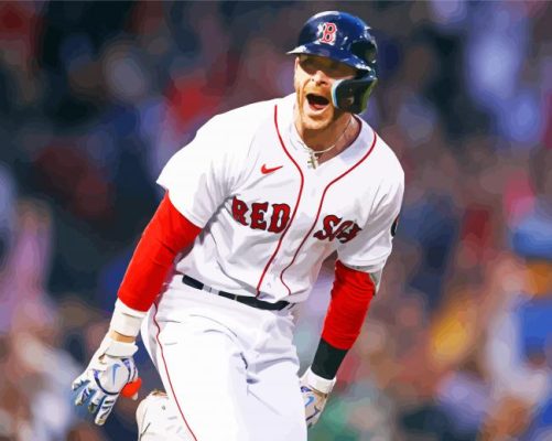 Boston Red Sox Player Paint By Number