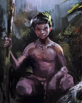 Boy Tribe Paint By Number