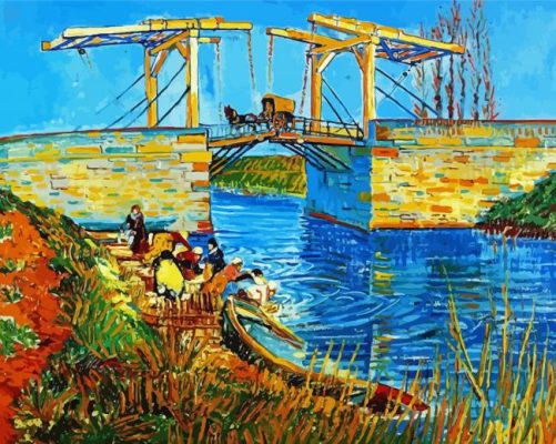 Bridge At Langlois Arles Paint By Number