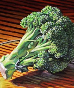 Broccoli Vegetable Paint By Number