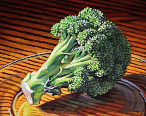 Broccoli Vegetable Paint By Number