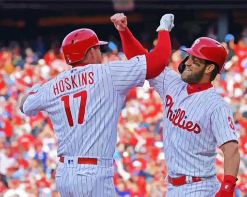 Bryce Harper And Hoskins Paint By Number