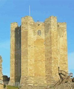 Castle Conisbrough Paint By Number