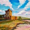 Castle Landscape Art Paint By Number