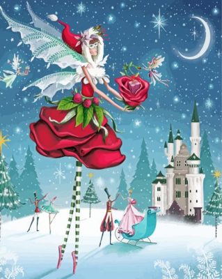 Christmas Fairy Paint By Number