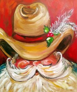 Cowboy Christmas Paint By Number