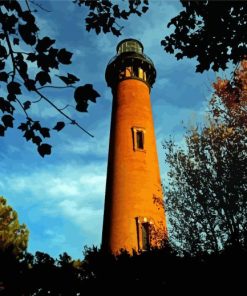Currituck Beach Lighthouse Paint By Number