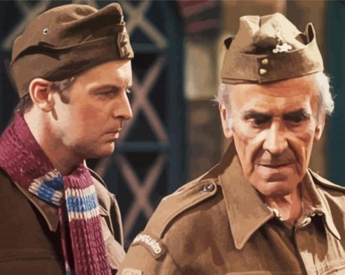 Dads Army Characters Paint By Number