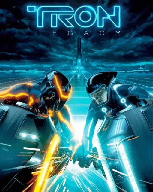 Disney Tron Legacy Movie Paint By Number