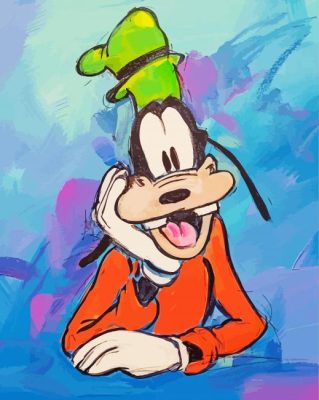 Disney Goofy Cartoon Paint By Number