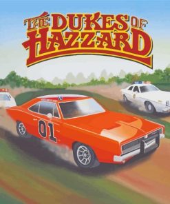 Dukes Of Hazzard Paint By Number