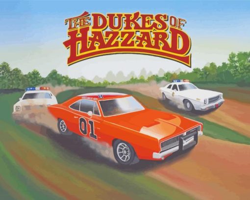 Dukes Of Hazzard Paint By Number