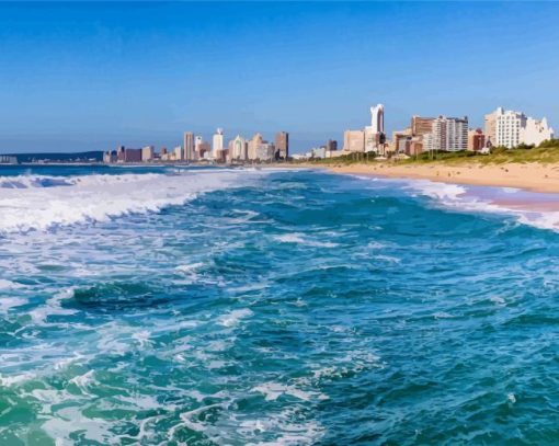 Durban Beach Paint By Number