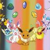 Eeveelutions Anime Characters Paint By Number