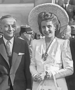 Eva Peron First Lady Of Argentina Paint By Number