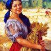 Filipina Girl In Farm Paint By Number