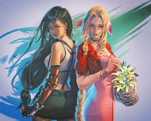 Final Fantasy Vii Characters Paint By Number