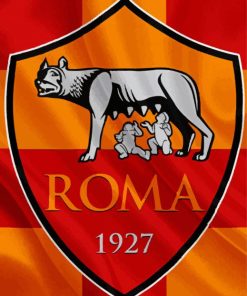 Football Club Roma Emblem Paint By Number
