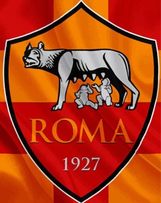 Football Club Roma Emblem Paint By Number