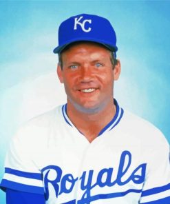 Former Baseball Player George Brett Paint By Number