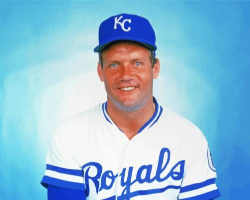 Former Baseball Player George Brett Paint By Number