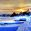 Frozen River In Muskoka Paint By Number