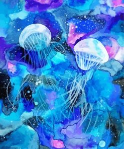 Galaxy Jellyfish Paint By Number