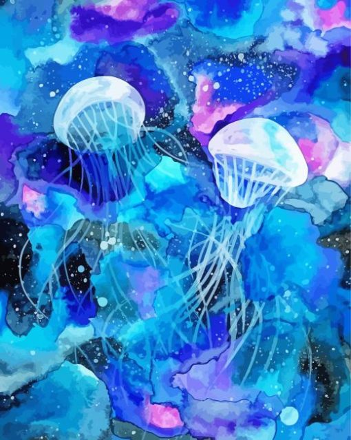 Galaxy Jellyfish Paint By Number