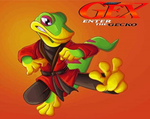 Gex Enter The Gecko Poster Paint By Number