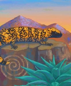 Gila Monster Reptile Paint By Number