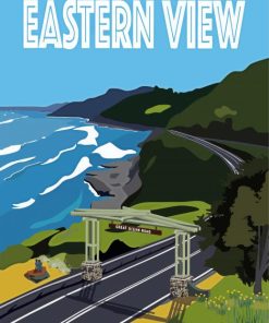 Great Ocean Road Poster Paint By Number