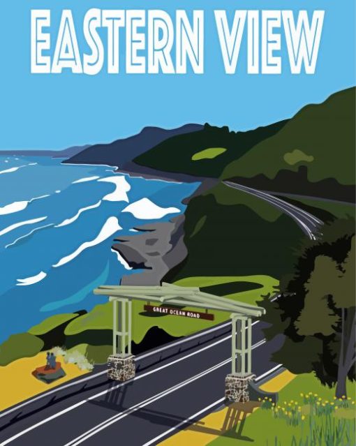Great Ocean Road Poster Paint By Number