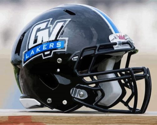 Gvsu Helmet Paint By Number