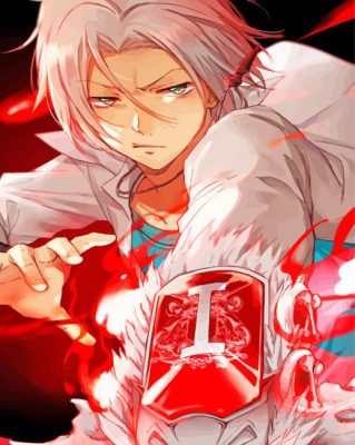 Hayato Gokudera Anime Character Paint By Number