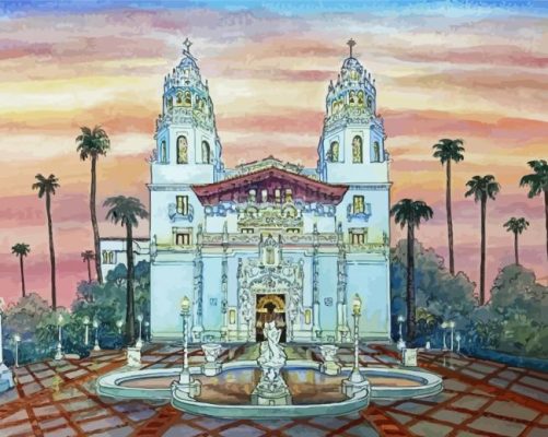 Hearst Castle Art Paint By Number