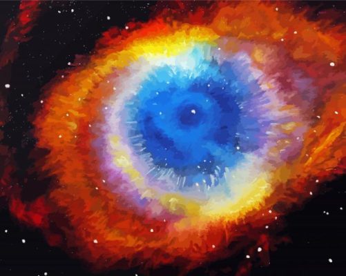 Helix Nebula Paint By Number