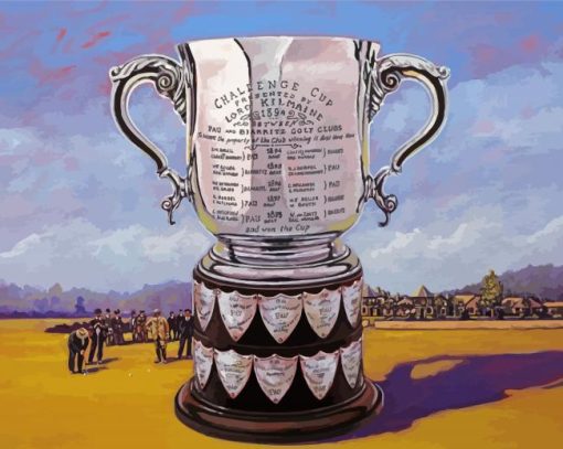 Hickory Golf Cup Art Paint By Number