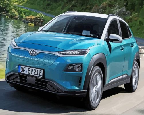 Hyundai Kona Car Paint By Number