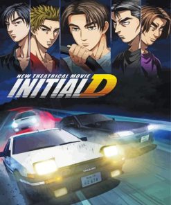 Initial D Anime Paint By Number