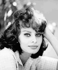 Italian Actress Sophia Loren Paint By Number