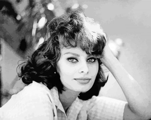 Italian Actress Sophia Loren Paint By Number
