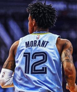 Ja Morant Player Back Paint By Number