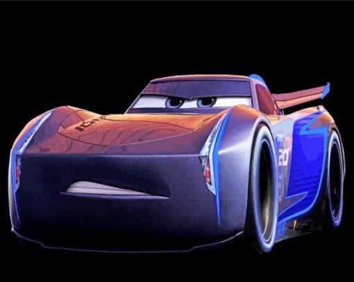 Jackson Storm Cartoon Car Paint By Number