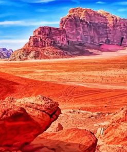 Jordan Desert Wadi Rum Paint By Number
