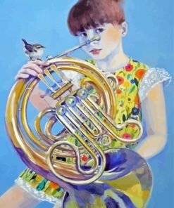Little Horn Player Paint By Number