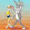 Lola Bunny And Bugs Bunny And The Little Rabbit Paint By Number