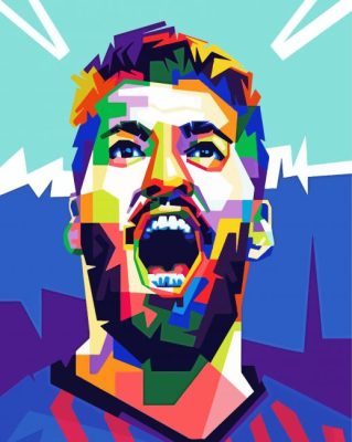 Luis Suarez Pop Art Paint By Number